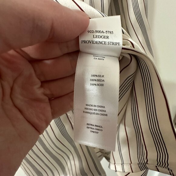 Rails Dorian Silk Shirt Providence Stripe - Picture 5 of 5